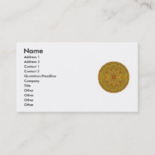 Tranquillity -  Zen Buddhist inspired Business Card