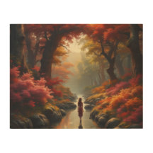 Tranquillity's Embrace A Woman Among the Trees