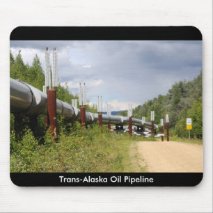 Trans-Alaska Oil Pipeline Mouse Pad