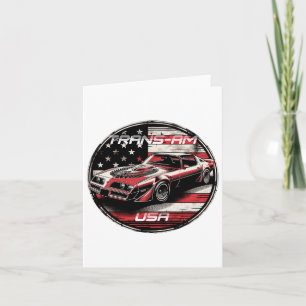 Trans Am Muscle Car American Muscle Trans Am Natio Card