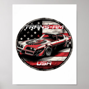 Trans Am Muscle Car American Muscle Trans Am Natio Poster