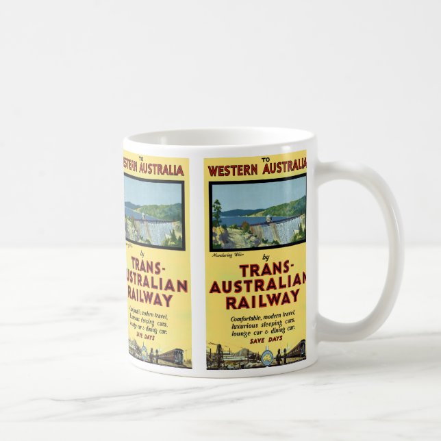 Trans-Australian Railway Coffee Mug (Right)
