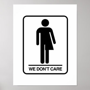 Trans Bathroom Sign