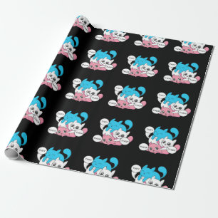 Trans Cats They Them Their Pronouns Transgender II Wrapping Paper