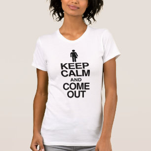 Trans Coming Out "Keep Calm and Come Out" T-Shirt