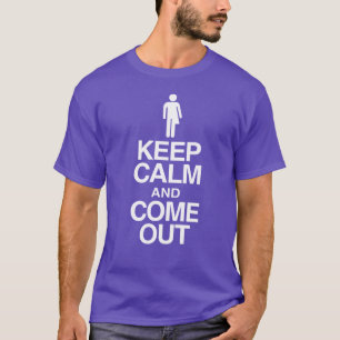 Trans Coming Out "Keep Calm and Come Out" T-Shirt