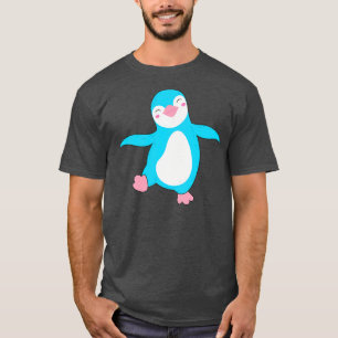 Trans Flag Colours Penguin Pride Transgender I T-Shirt