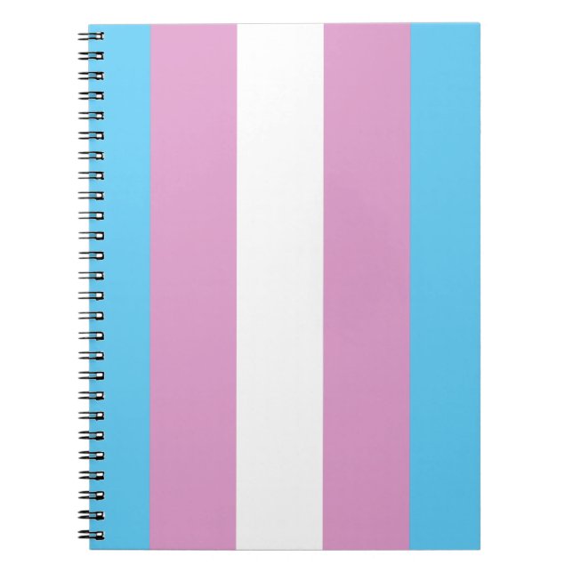 TRANS FLAG ORIGINAL -.png Notebook (Front)