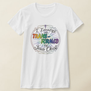 Trans-Formed By Jesus Christ - Women's White Tee