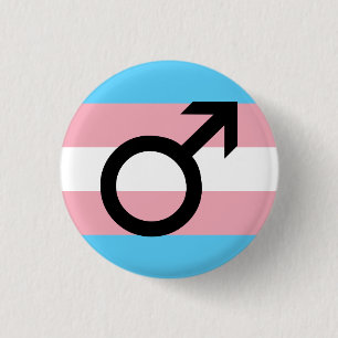 Trans Guy Pride 3 Cm Round Badge