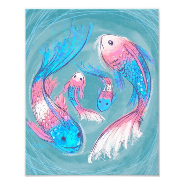 Trans Koi Photo Print (Front)
