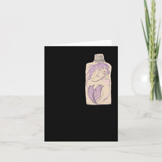 Trans Merman Lgbt  Card (Front)