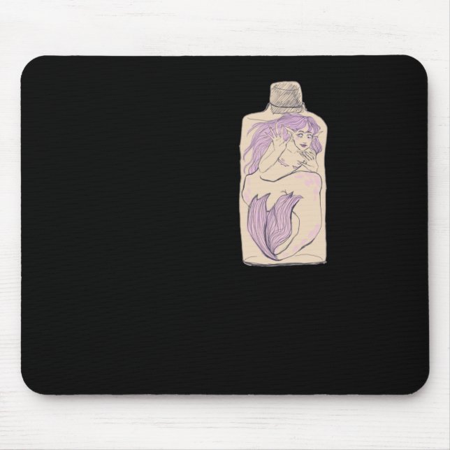 Trans Merman Lgbt  Mouse Pad (Front)