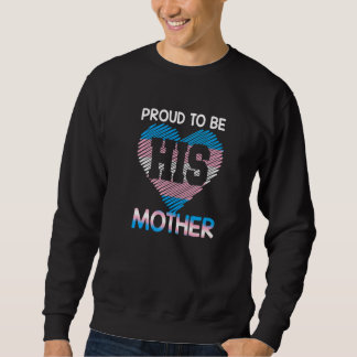 Trans Mum Trans Pride Flag Transgender Mother Lgbt Sweatshirt