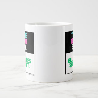 Trans people exist. Period. Large Coffee Mug