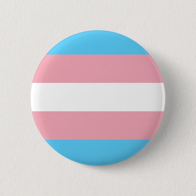 Trans Pride 6 Cm Round Badge (Front)
