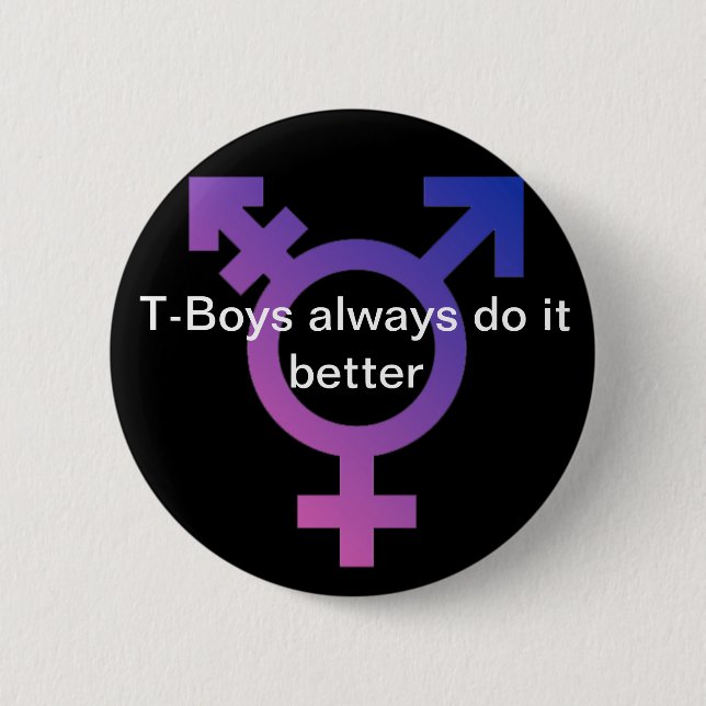 Trans Pride Button (Front)