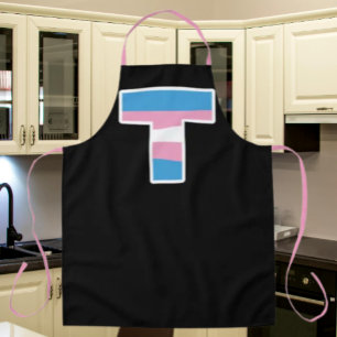 Trans Pride Capital T Apron