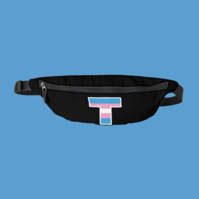 Trans Pride Capital T Fanny Pack (Creator Uploaded)