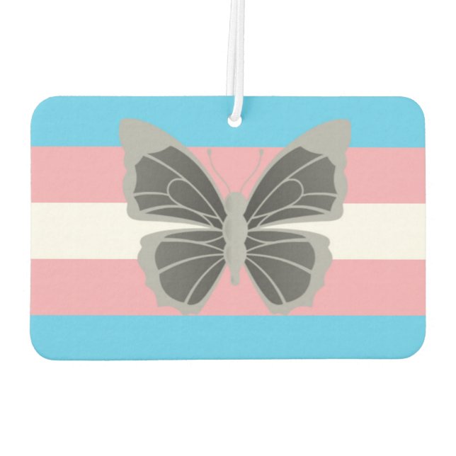 Trans Pride Car Air Freshener (Back)