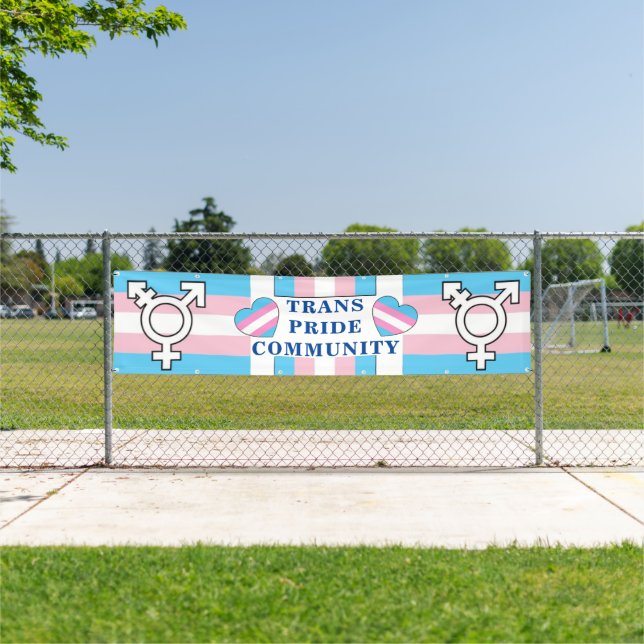 Trans Pride Community Parade Banner (Insitu)
