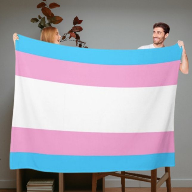 Trans Pride Cosy Fleece Blanket (Creator Uploaded)