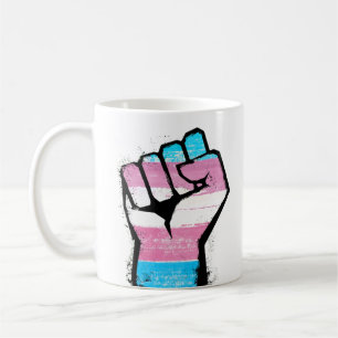 Trans Pride Fist Coffee Mug
