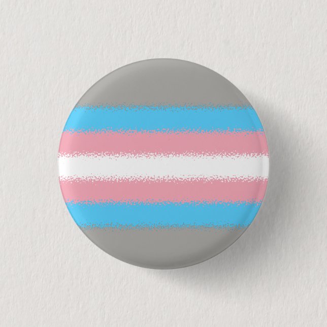 Trans Pride Flag 3 Cm Round Badge (Front)