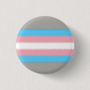 Trans Pride Flag 3 Cm Round Badge