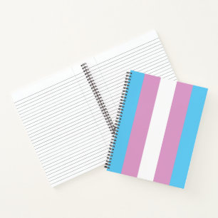 Trans Pride Flag Notebook