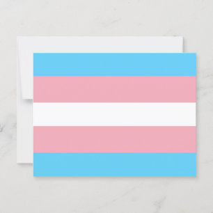 Trans Pride Flag Postcard