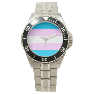 Trans pride flag watch