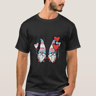 Trans Pride Gnomes Transgender Tranual Lgbtq T-Shirt