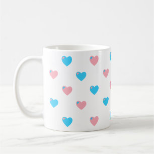 Trans Pride Hearts Mug