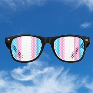 Trans Pride Lens Party Sunglasses