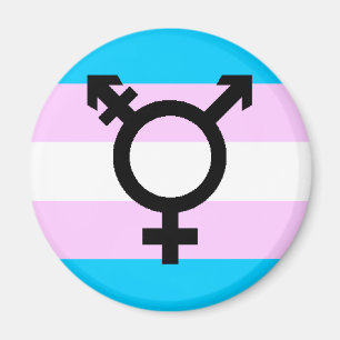 Trans Pride magnet - with symbol