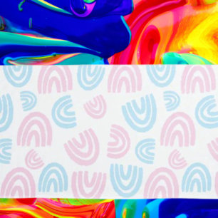 Trans Pride Pastel Rainbow Pillowcase