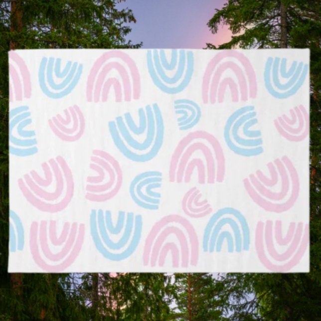 Trans Pride Pastel Rainbow Tissue Paper (Creator Uploaded)