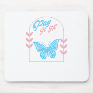 Trans Pride Pay It No Mind Transgender Rights Tran Mouse Pad