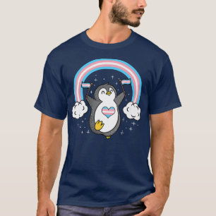 Trans Pride Penguin Transgender Pride  T-Shirt