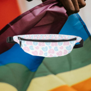 Trans Pride Rainbow Fanny Pack