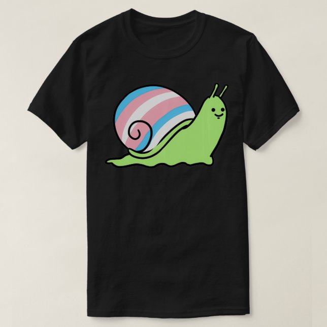 Trans Pride Snail Transgender Pullover  (Design Front)