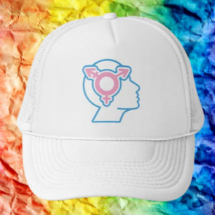 Trans Pride Symbol Trucker Hat