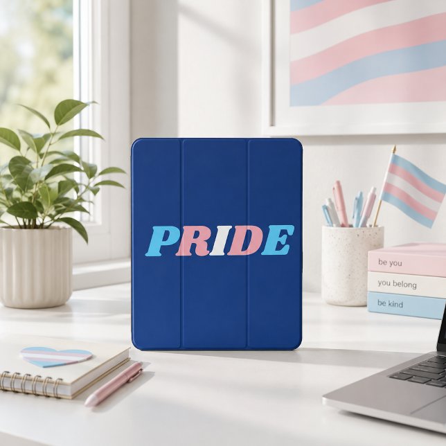 Trans Pride Transgender Flag Colours Typography Mouse Pad (Creator Uploaded)