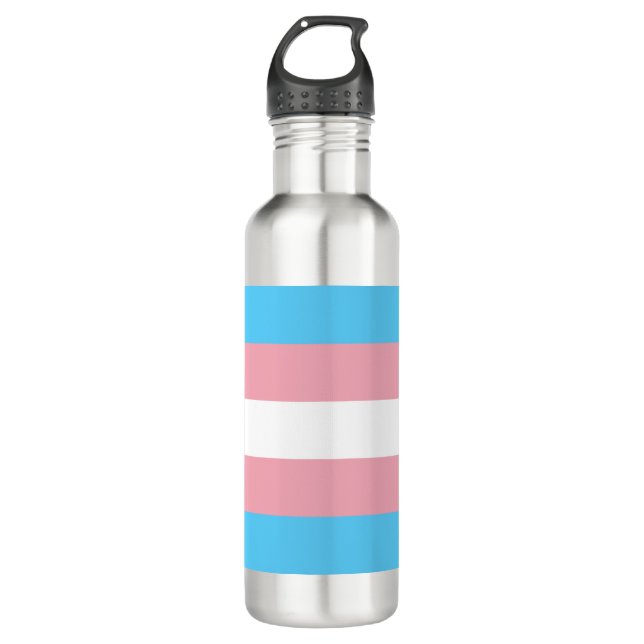 Trans Pride (Transgender Pride) Flag 710 Ml Water Bottle (Front)
