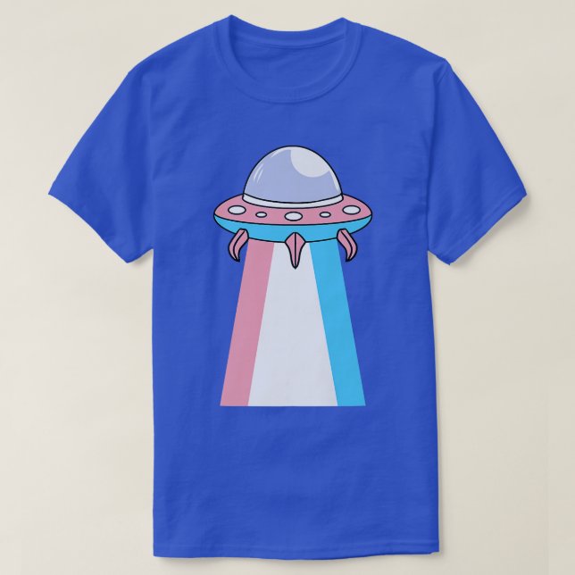 Trans Pride Ufo Transgender  T-Shirt (Design Front)