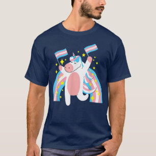 Trans Pride Unicorn Transgender Pride T-Shirt