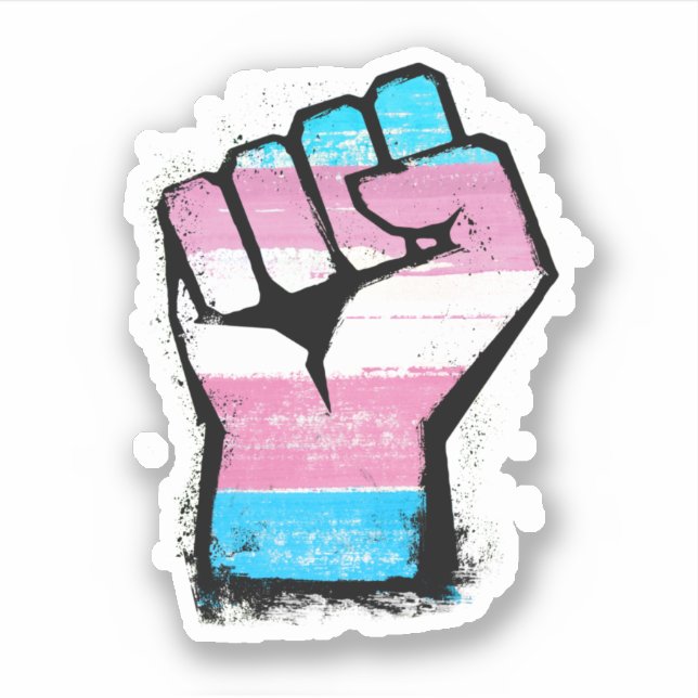 Trans Protest Fist (Front)