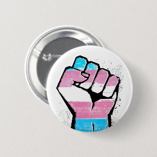 Trans Resistance 6 Cm Round Badge