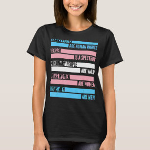 Trans Right Are Human Rights Transgender LGBTQ Pri T-Shirt